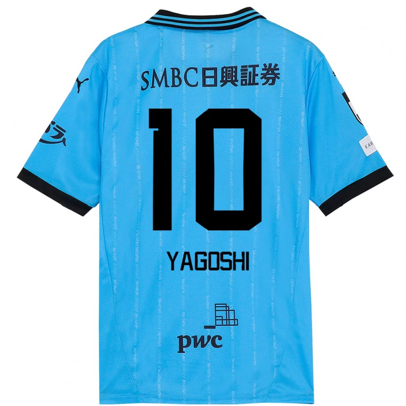 Danxen Kinderen Mikito Yagoshi #10 Hemelsblauw Zwart Thuisshirt Thuistenue 2025/26 T-Shirt