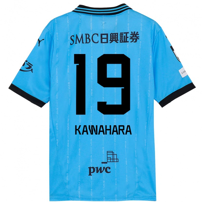 Danxen Kinderen So Kawahara #19 Hemelsblauw Zwart Thuisshirt Thuistenue 2025/26 T-Shirt