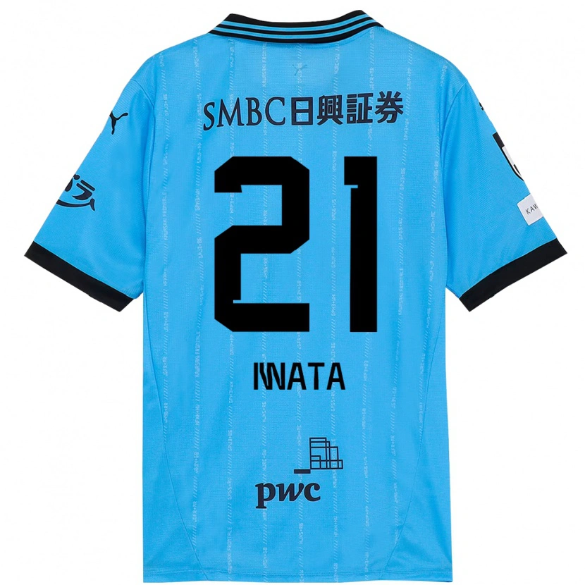 Danxen Kinderen Kantaro Iwata #21 Hemelsblauw Zwart Thuisshirt Thuistenue 2025/26 T-Shirt