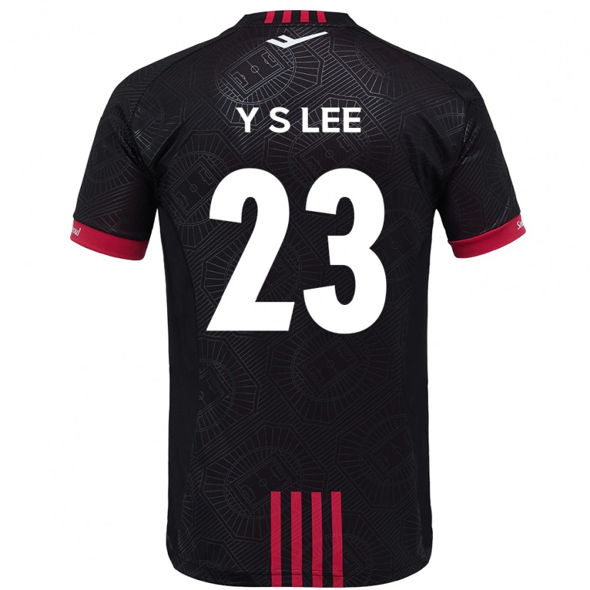 Danxen Kinderen Si-Young Lee #23 Zwart Rood Thuisshirt Thuistenue 2025/26 T-Shirt