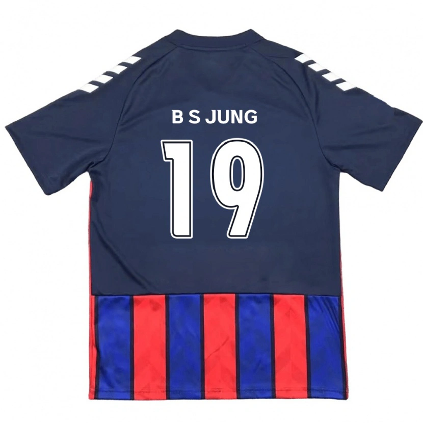 Danxen Kinderen Seung-Bae Jung #19 Koningsblauw Rood Thuisshirt Thuistenue 2025/26 T-Shirt