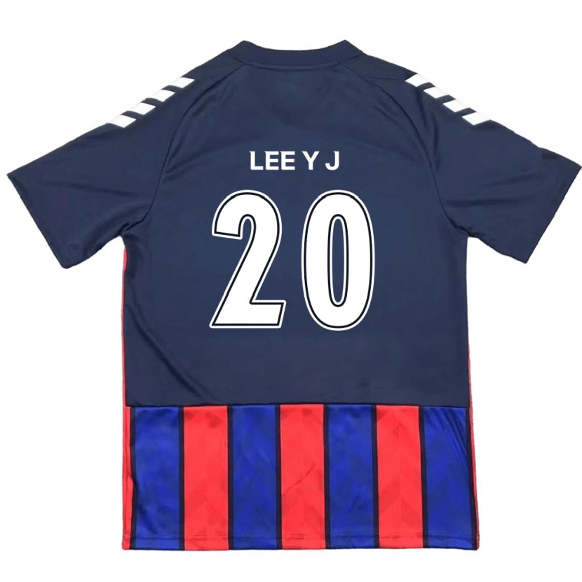 Danxen Kinderen Lee Yu-Jin #20 Koningsblauw Rood Thuisshirt Thuistenue 2025/26 T-Shirt
