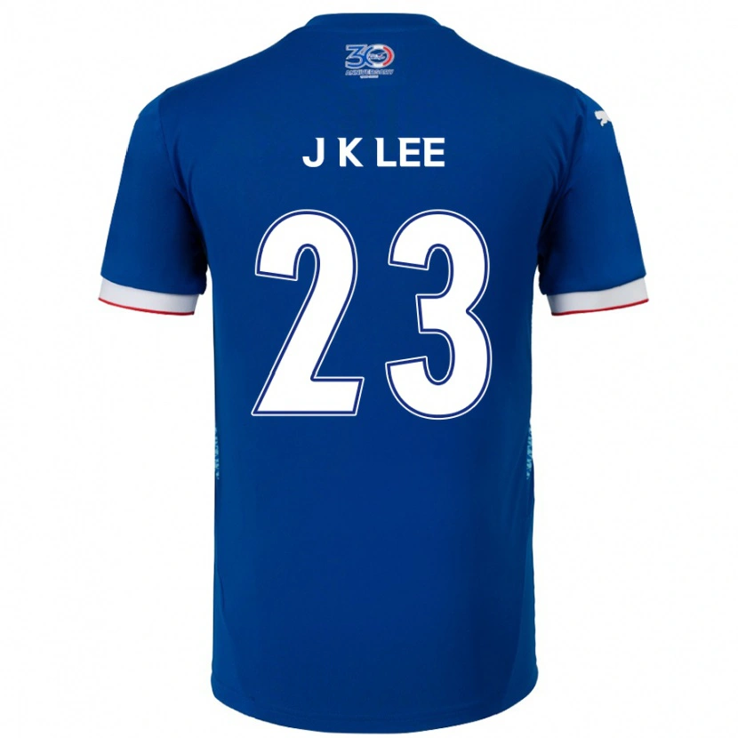 Danxen Kinderen Ki-Je Lee #23 Koningsblauw Wit Thuisshirt Thuistenue 2025/26 T-Shirt