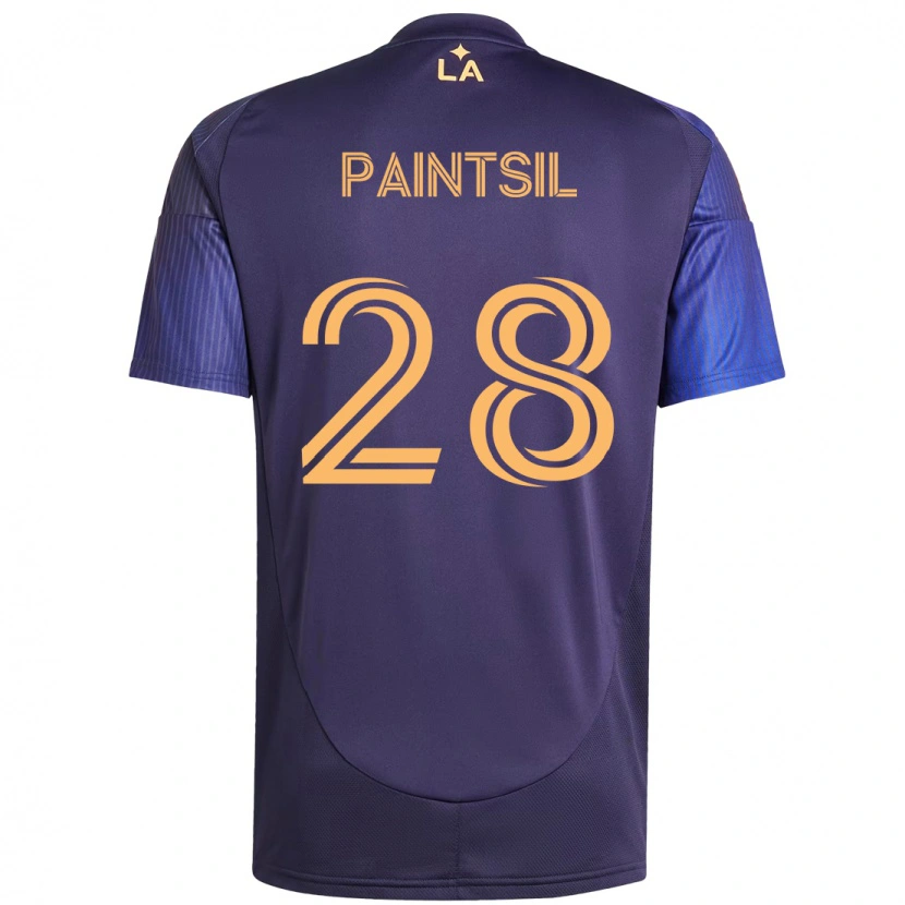 Danxen Kinderen Joseph Paintsil #28 Paars Blauw Uitshirt Uittenue 2025/26 T-Shirt