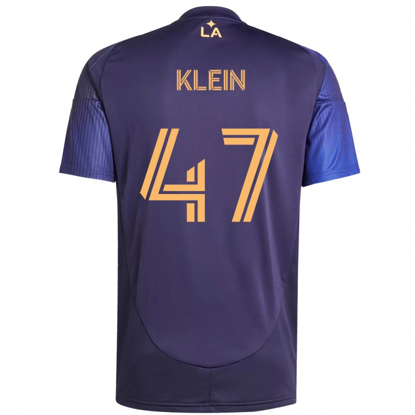 Danxen Kinderen Carson Klein #47 Paars Blauw Uitshirt Uittenue 2025/26 T-Shirt