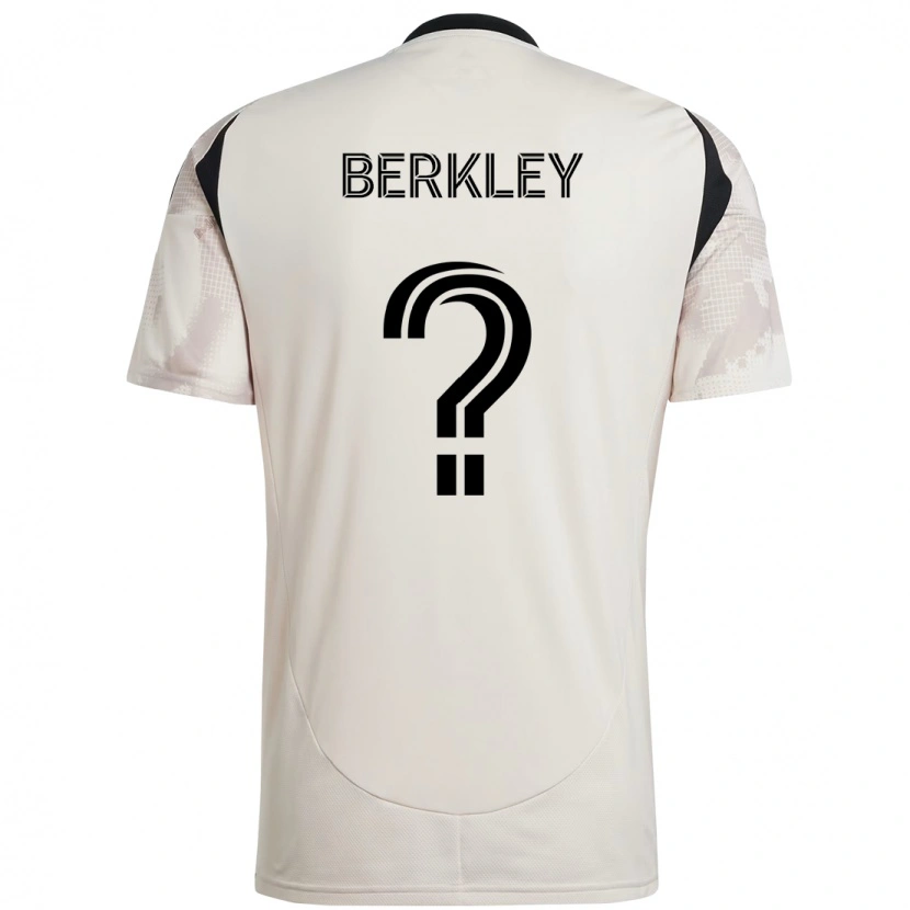 Danxen Kinderen Copeland Berkley #0 Beige Zwart Uitshirt Uittenue 2025/26 T-Shirt