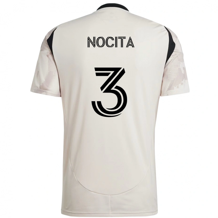 Danxen Kinderen Matthew Nocita #3 Beige Zwart Uitshirt Uittenue 2025/26 T-Shirt