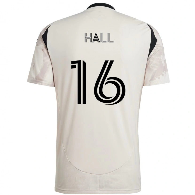 Danxen Kinderen Julian Hall #16 Beige Zwart Uitshirt Uittenue 2025/26 T-Shirt