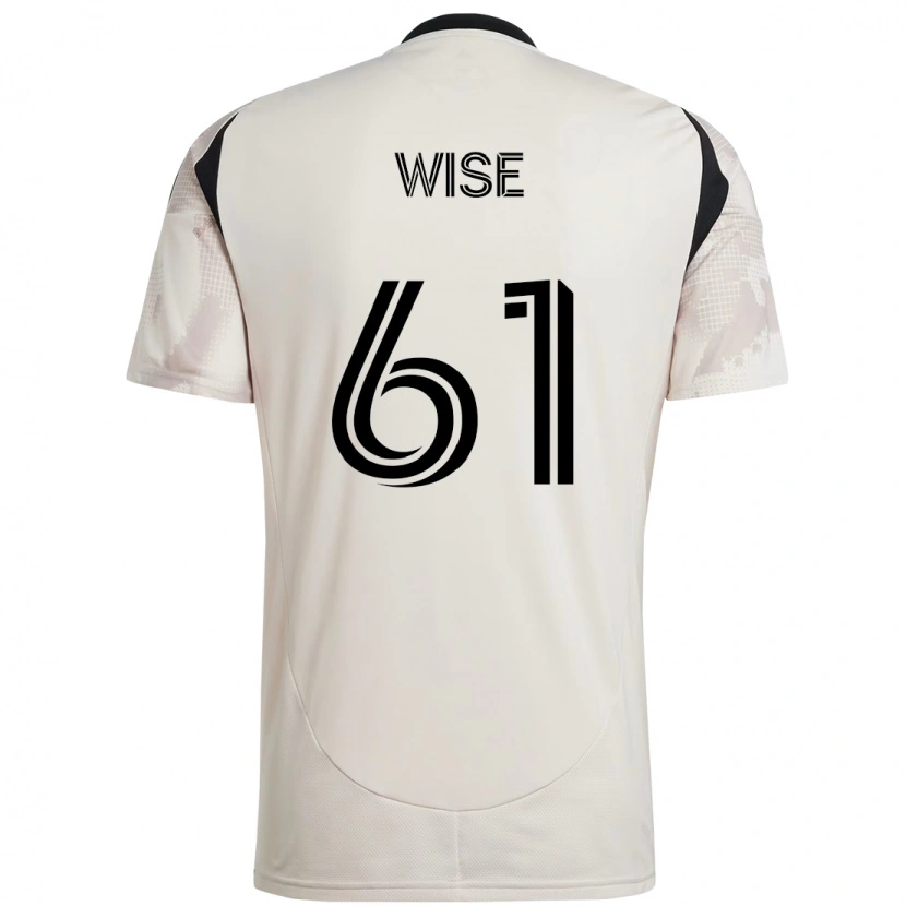 Danxen Kinderen Henry Wise #61 Beige Zwart Uitshirt Uittenue 2025/26 T-Shirt