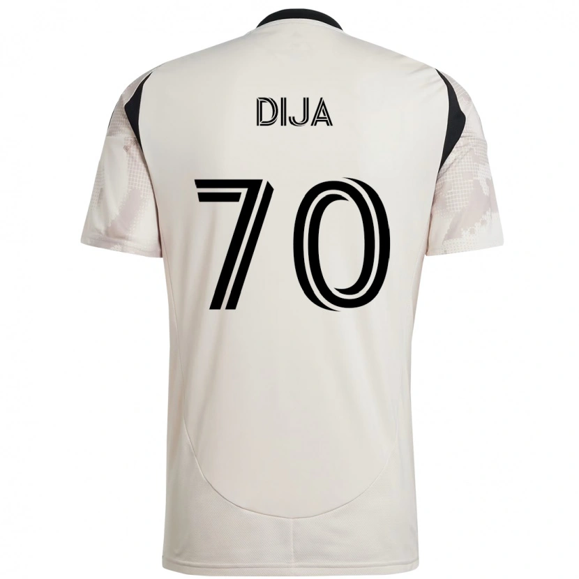 Danxen Kinderen Dija #70 Beige Zwart Uitshirt Uittenue 2025/26 T-Shirt