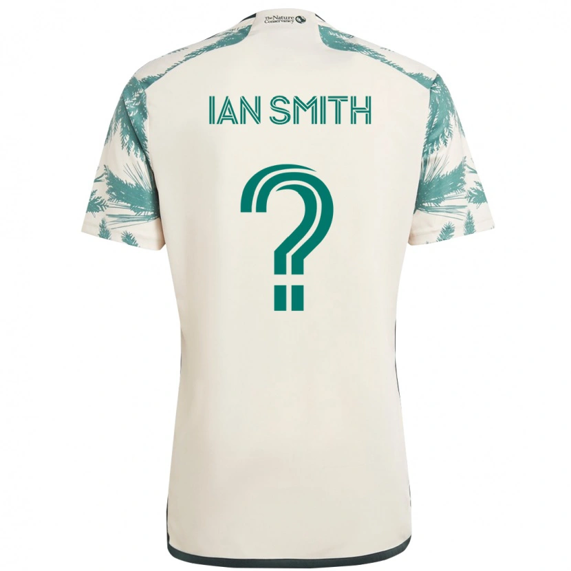 Danxen Kinderen Ian Smith #0 Beige Groen Uitshirt Uittenue 2025/26 T-Shirt