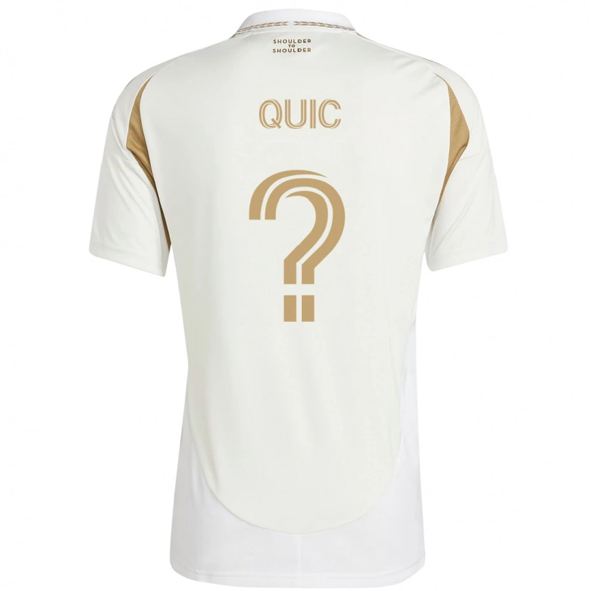 Danxen Kinderen Matthew Quic #0 Wit Bruin Uitshirt Uittenue 2025/26 T-Shirt