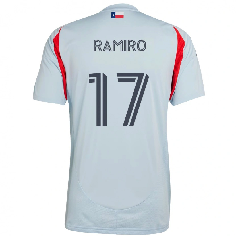 Danxen Kinderen Ramiro #17 Lichtblauw Rood Uitshirt Uittenue 2025/26 T-Shirt