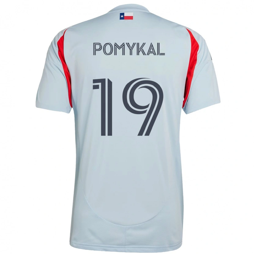 Danxen Kinderen Paxton Pomykal #19 Lichtblauw Rood Uitshirt Uittenue 2025/26 T-Shirt