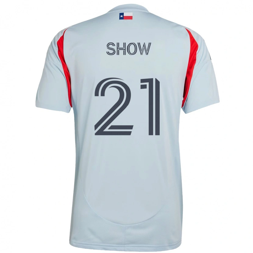 Danxen Kinderen Show #21 Lichtblauw Rood Uitshirt Uittenue 2025/26 T-Shirt