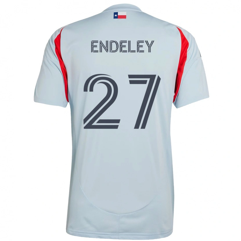 Danxen Kinderen Herbert Endeley #27 Lichtblauw Rood Uitshirt Uittenue 2025/26 T-Shirt