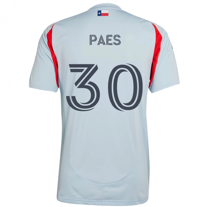 Danxen Kinderen Maarten Paes #30 Lichtblauw Rood Uitshirt Uittenue 2025/26 T-Shirt