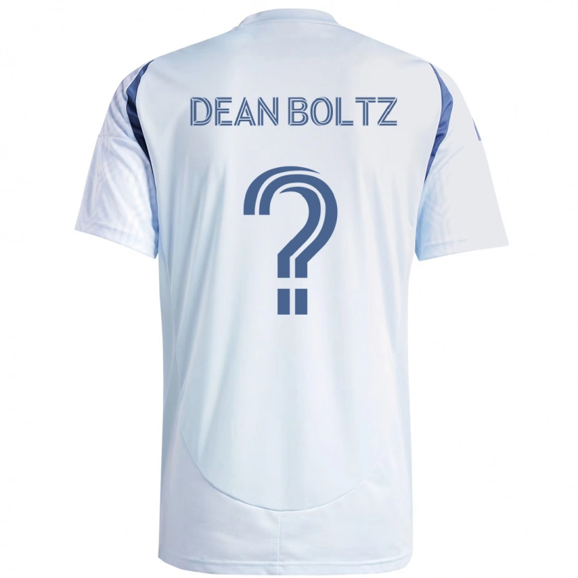 Danxen Kinderen Dean Boltz #0 Licht Hemelsblauwblauw Uitshirt Uittenue 2025/26 T-Shirt