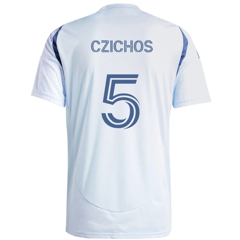 Danxen Kinderen Rafael Czichos #5 Licht Hemelsblauwblauw Uitshirt Uittenue 2025/26 T-Shirt