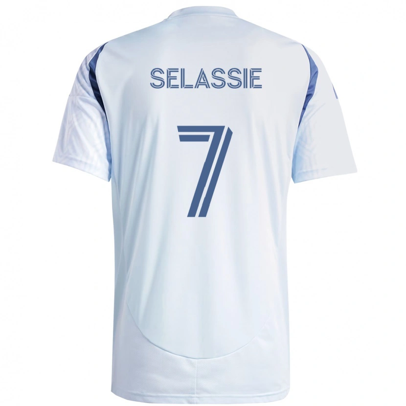 Danxen Kinderen Maren Haile-Selassie #7 Licht Hemelsblauwblauw Uitshirt Uittenue 2025/26 T-Shirt