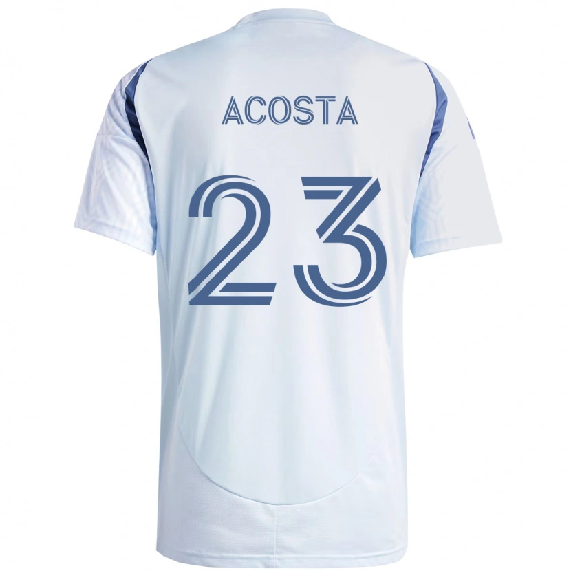 Danxen Kinderen Kellyn Acosta #23 Licht Hemelsblauwblauw Uitshirt Uittenue 2025/26 T-Shirt