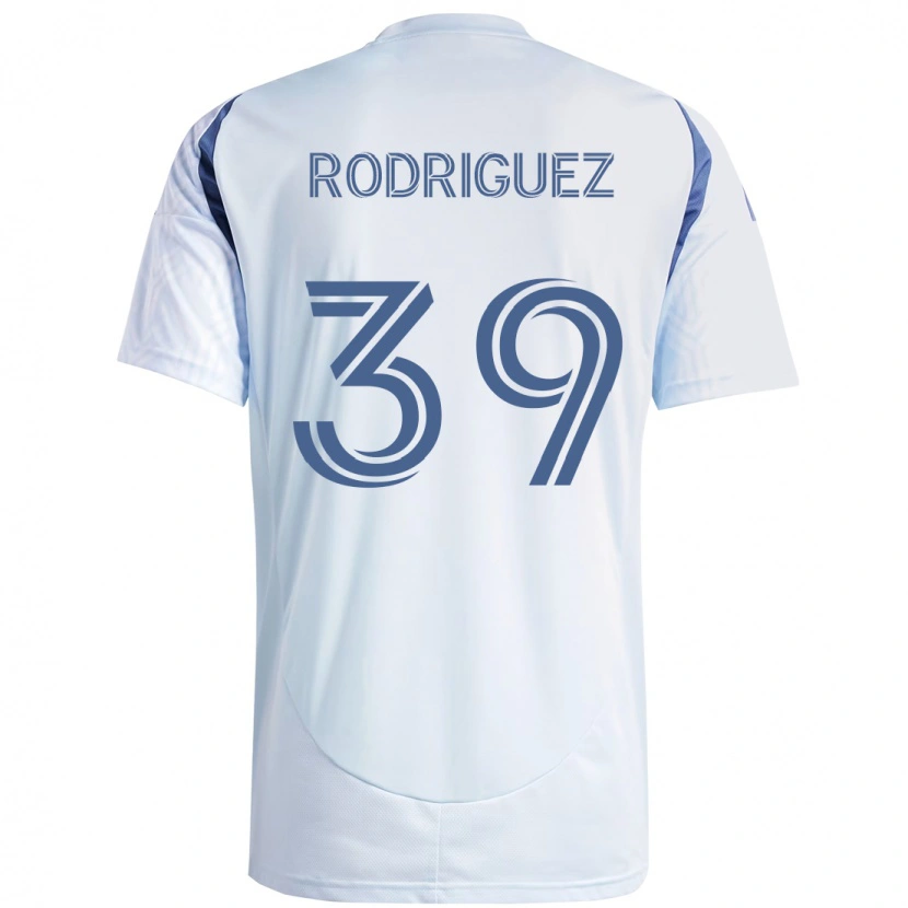 Danxen Kinderen Allan Rodriguez #39 Licht Hemelsblauwblauw Uitshirt Uittenue 2025/26 T-Shirt