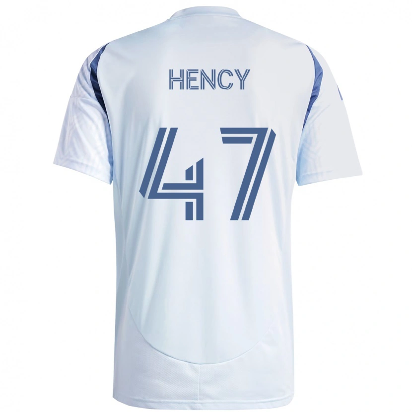 Danxen Kinderen Billy Hency #47 Licht Hemelsblauwblauw Uitshirt Uittenue 2025/26 T-Shirt
