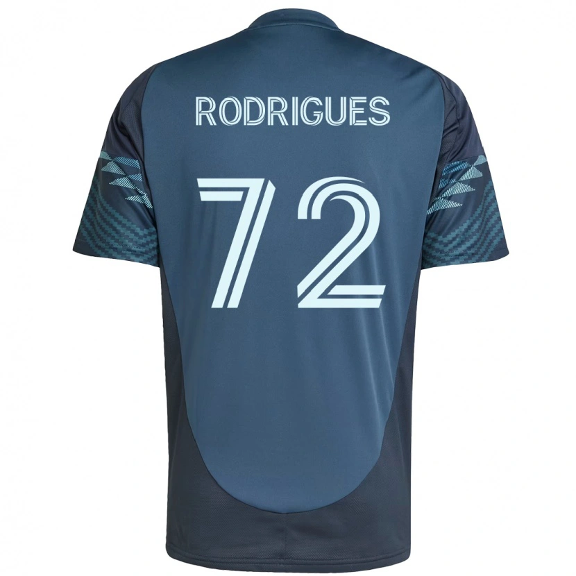 Danxen Kinderen Braudílio Rodrigues #72 Lichtblauw Uitshirt Uittenue 2025/26 T-Shirt