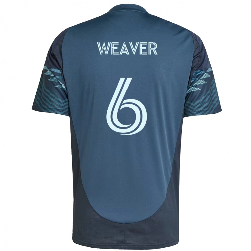 Danxen Kinderen Morgan Weaver #6 Lichtblauw Uitshirt Uittenue 2025/26 T-Shirt
