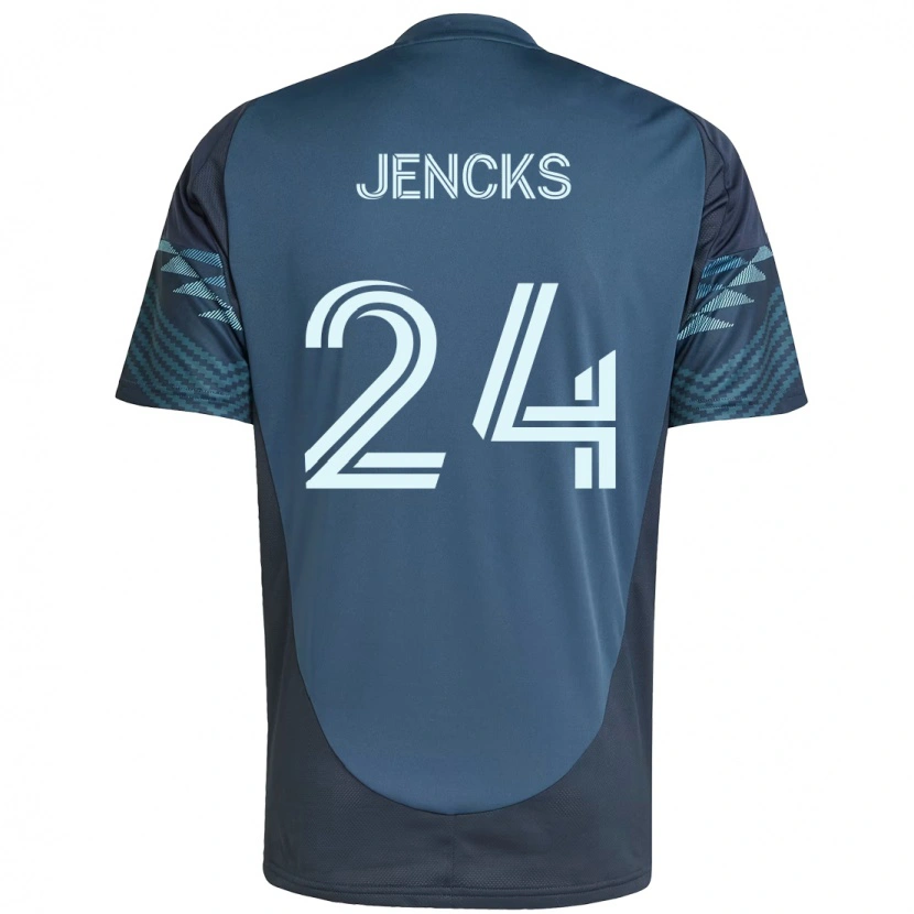 Danxen Kinderen India Jencks #24 Lichtblauw Uitshirt Uittenue 2025/26 T-Shirt