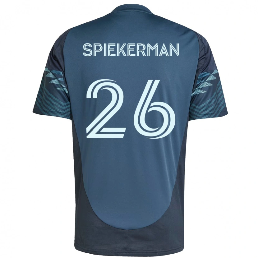 Danxen Kinderen Stephanie Spiekerman #26 Lichtblauw Uitshirt Uittenue 2025/26 T-Shirt