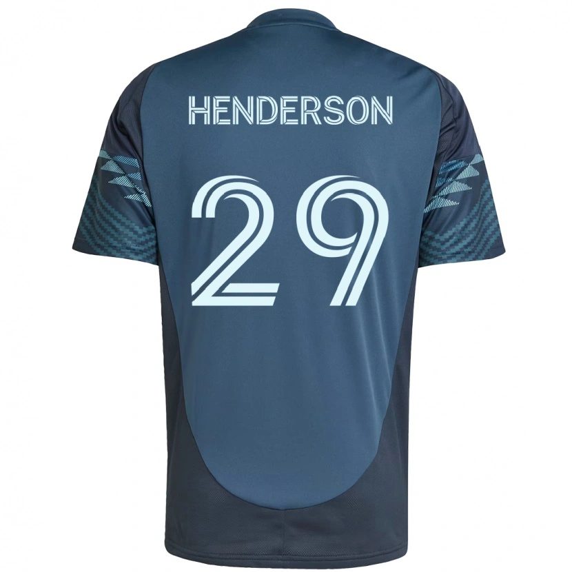 Danxen Kinderen Anna Henderson #29 Lichtblauw Uitshirt Uittenue 2025/26 T-Shirt