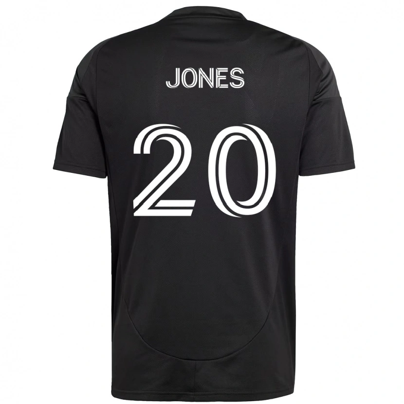 Danxen Kinderen Derrick Jones #20 Zwart Wit Uitshirt Uittenue 2025/26 T-Shirt