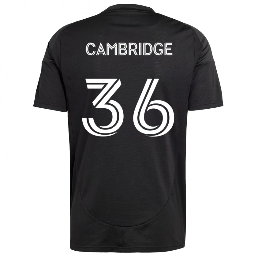 Danxen Kinderen Brandon Cambridge #36 Zwart Wit Uitshirt Uittenue 2025/26 T-Shirt