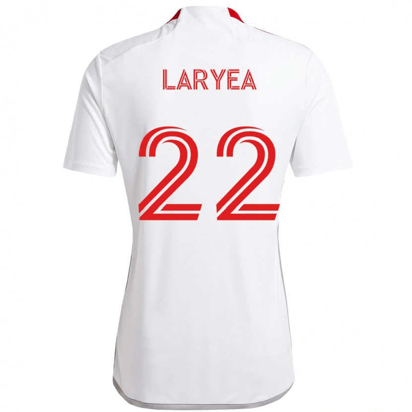 Danxen Kinderen Richie Laryea #22 Wit Rood Uitshirt Uittenue 2025/26 T-Shirt