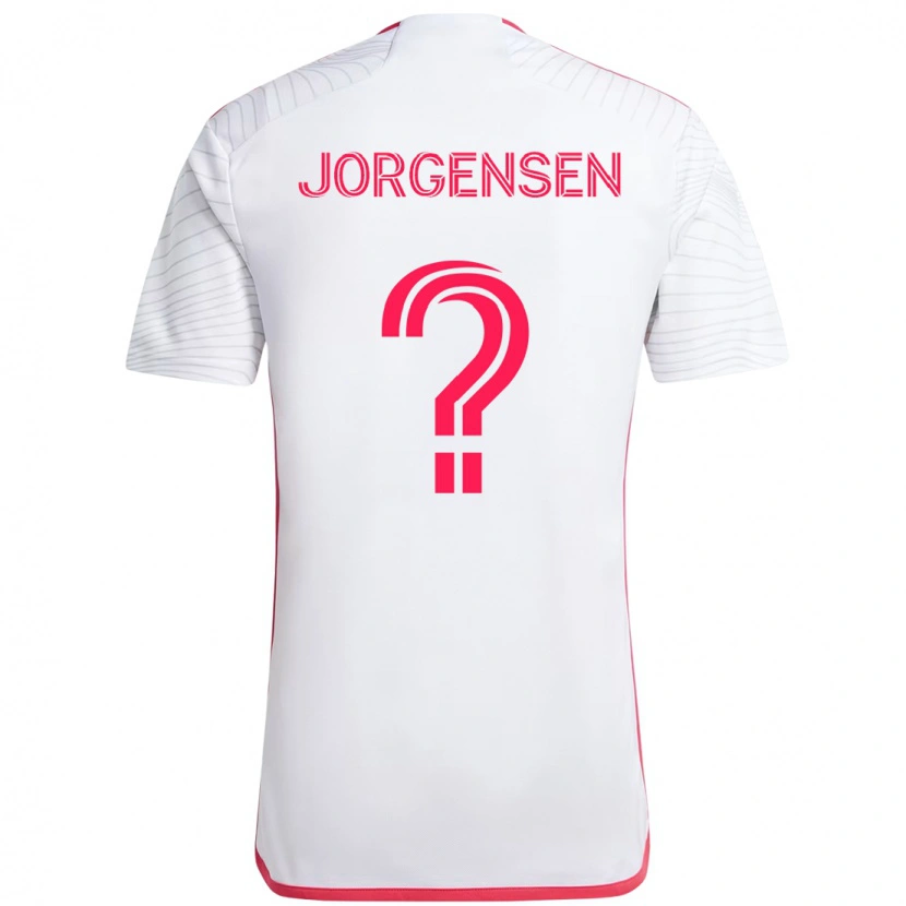 Danxen Kinderen Owen Jorgensen #0 Wit Magenta Uitshirt Uittenue 2025/26 T-Shirt