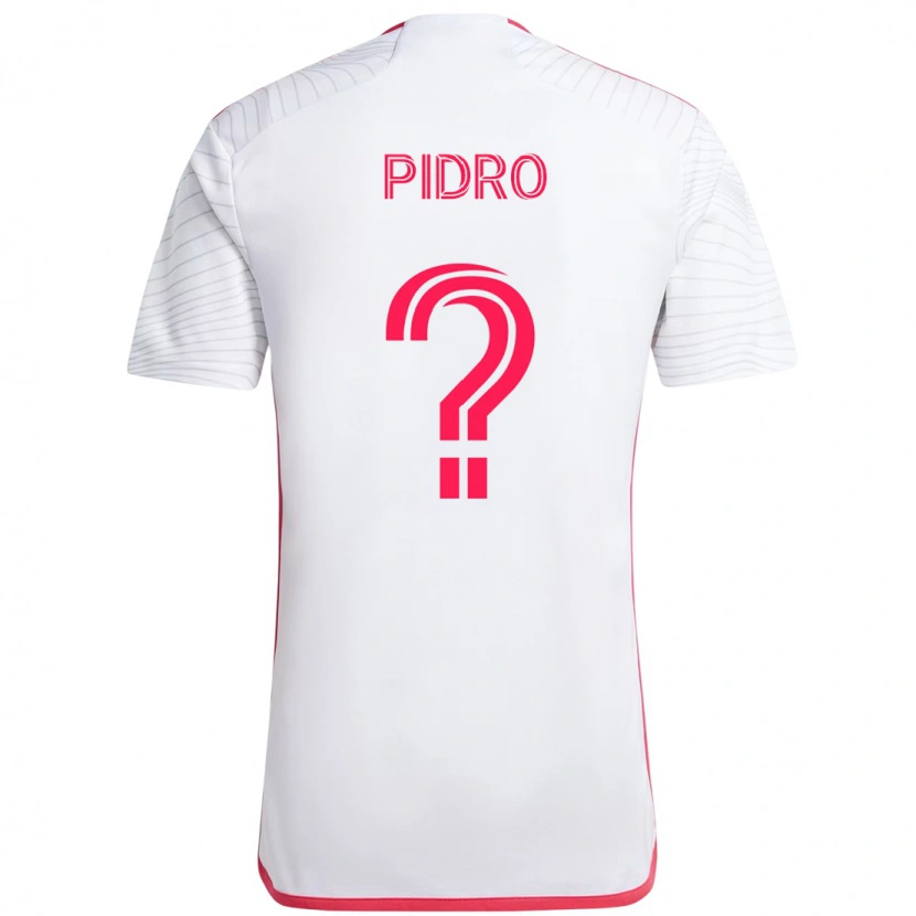 Danxen Kinderen Selmir Pidro #0 Wit Magenta Uitshirt Uittenue 2025/26 T-Shirt