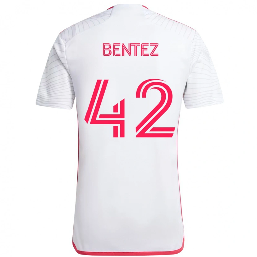 Danxen Kinderen Óscar Benítez #42 Wit Magenta Uitshirt Uittenue 2025/26 T-Shirt
