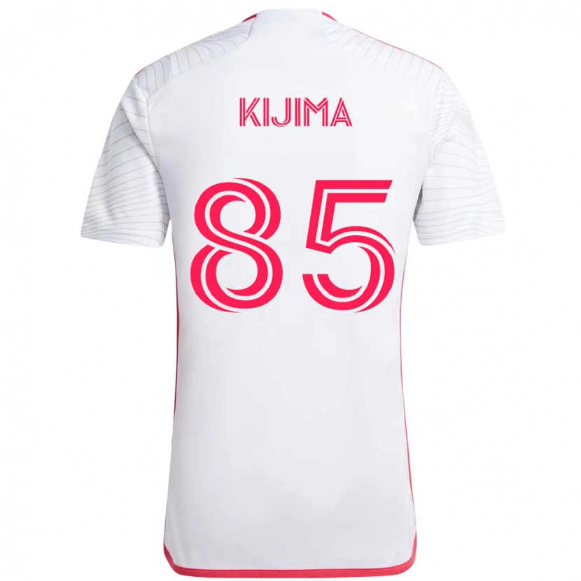 Danxen Kinderen Hosei Kijima #85 Wit Magenta Uitshirt Uittenue 2025/26 T-Shirt