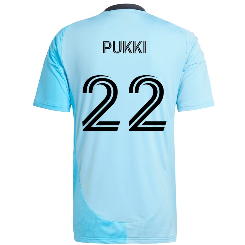 Danxen Kinderen Teemu Pukki #22 Hemelsblauw Uitshirt Uittenue 2025/26 T-Shirt