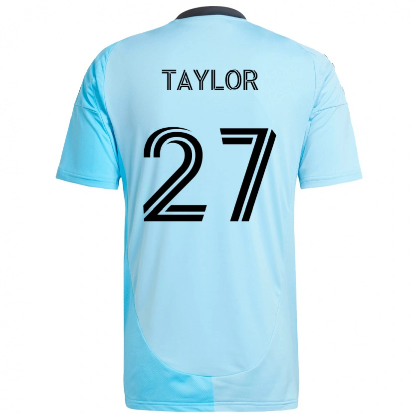 Danxen Kinderen D.j. Taylor #27 Hemelsblauw Uitshirt Uittenue 2025/26 T-Shirt