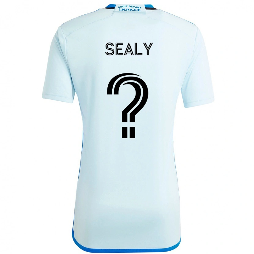 Danxen Kinderen Dante Sealy #0 Hemelsblauw Donkerblauw Uitshirt Uittenue 2025/26 T-Shirt