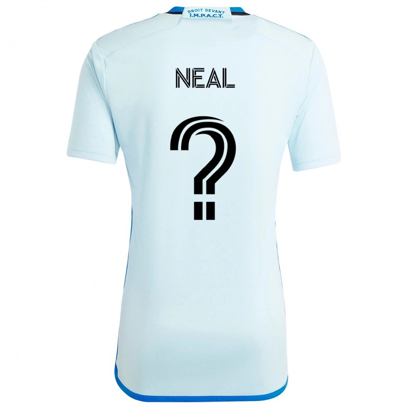 Danxen Kinderen Jalen Neal #0 Hemelsblauw Donkerblauw Uitshirt Uittenue 2025/26 T-Shirt