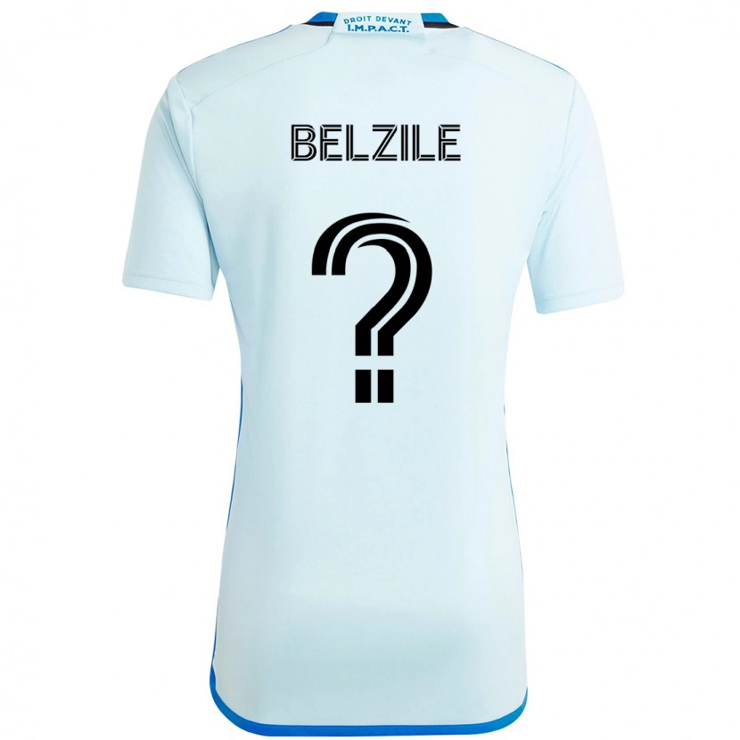 Danxen Kinderen Jean-Christophe Belzile #0 Hemelsblauw Donkerblauw Uitshirt Uittenue 2025/26 T-Shirt