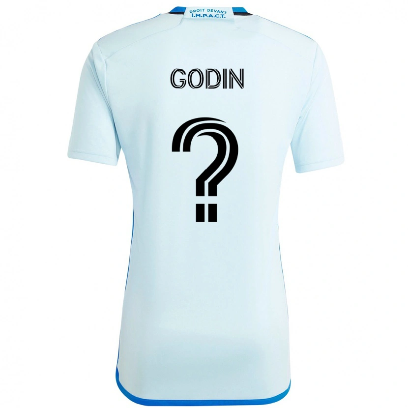 Danxen Kinderen Étienne Godin #0 Hemelsblauw Donkerblauw Uitshirt Uittenue 2025/26 T-Shirt