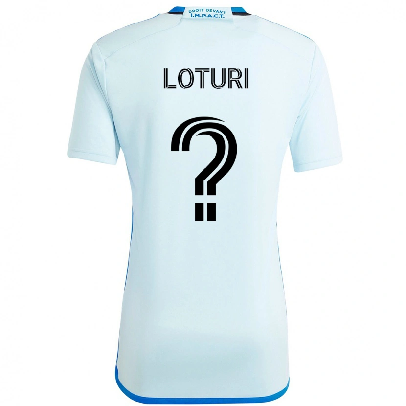 Danxen Kinderen Victor Loturi #0 Hemelsblauw Donkerblauw Uitshirt Uittenue 2025/26 T-Shirt