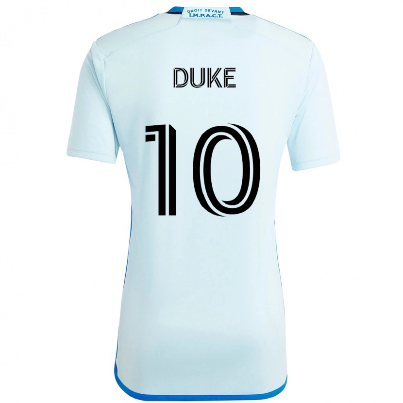 Danxen Kinderen Bryce Duke #10 Hemelsblauw Donkerblauw Uitshirt Uittenue 2025/26 T-Shirt