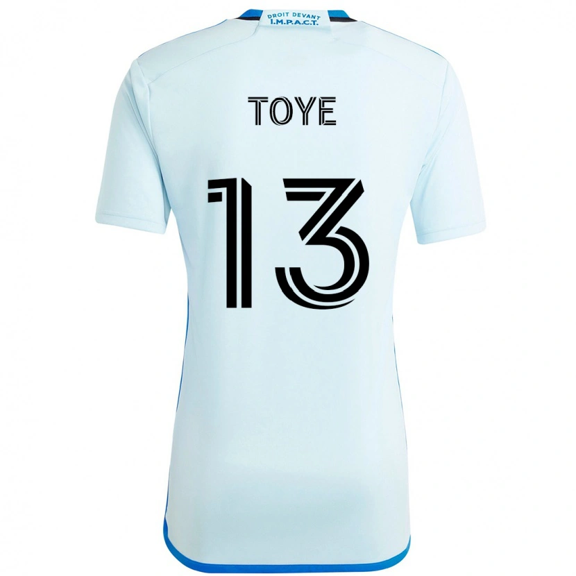 Danxen Kinderen Mason Toye #13 Hemelsblauw Donkerblauw Uitshirt Uittenue 2025/26 T-Shirt