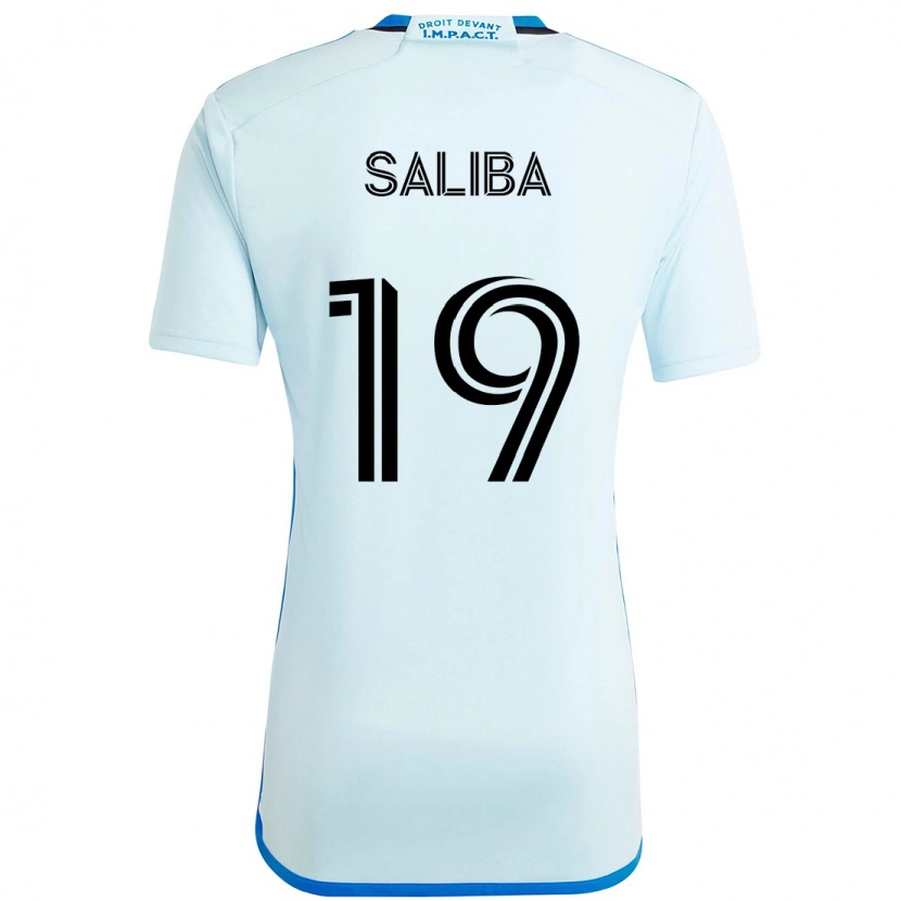 Danxen Kinderen Nathan-Dylan Saliba #19 Hemelsblauw Donkerblauw Uitshirt Uittenue 2025/26 T-Shirt