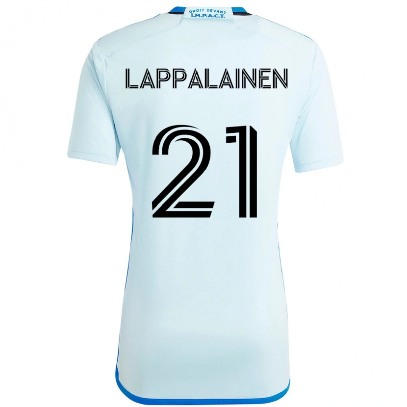 Danxen Kinderen Lassi Lappalainen #21 Hemelsblauw Donkerblauw Uitshirt Uittenue 2025/26 T-Shirt